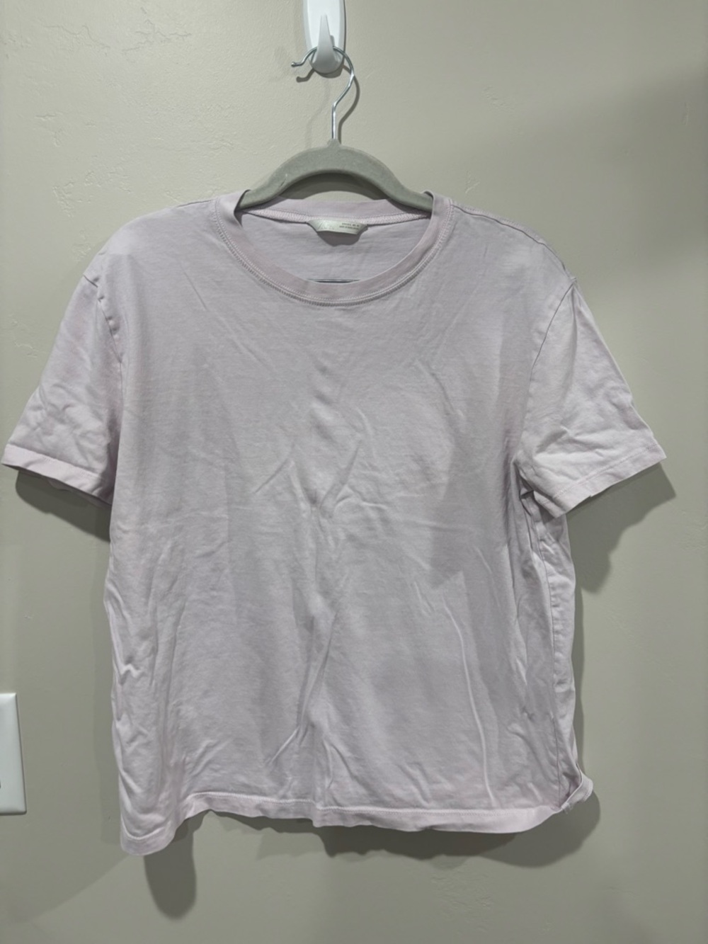 Zara Light Lavender Short-Sleeve Crew Neck Tee